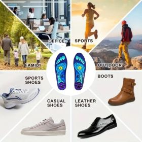 Acupressure Insoles - Comfortable and Breathable, Arch Support, Unisex, Suitable for Work, Running